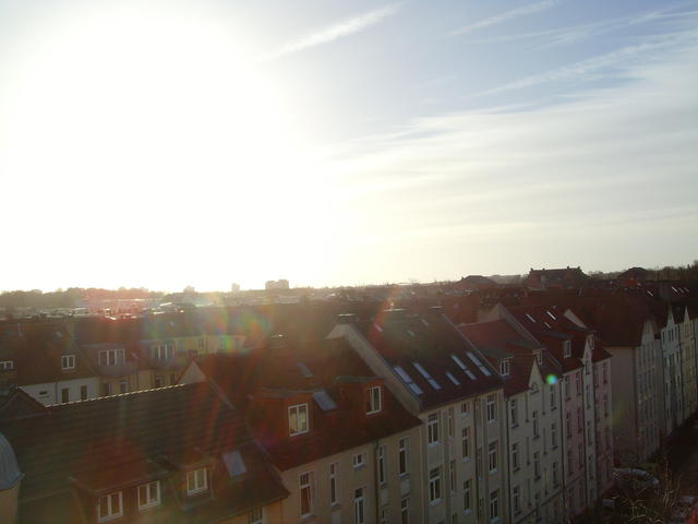 Blick vom Turm Richtung Uni